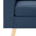  Fotel, niebieski, tapicerowany tkaniną Lumarko!