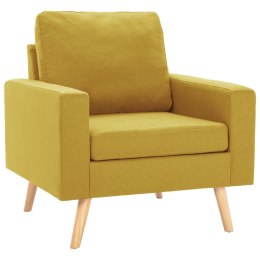  Fotel, żółty, tapicerowany tkaniną Lumarko!