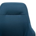  Fotel bujany, niebieski, tapicerowany tkaniną Lumarko!
