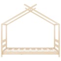 Rama łóżka dziecięcego, lite drewno sosnowe, 70 x 140 cm Lumarko!