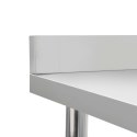  Kuchenny stół roboczy z półką, 120x60x150 cm, stal nierdzewna Lumarko!