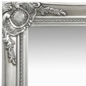  Lustro ścienne w stylu barokowym, 50x50 cm, srebrne Lumarko!
