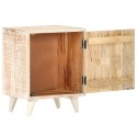  Rzeźbiona szafka nocna, 40 x 30 x 50 cm, lite drewno akacjowe Lumarko!