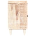  Rzeźbiona szafka nocna, 40 x 30 x 50 cm, lite drewno akacjowe Lumarko!
