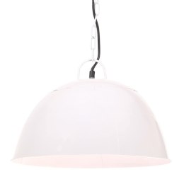  Industrialna lampa wisząca, 25 W, biała, okrągła, 41 cm, E27 Lumarko!
