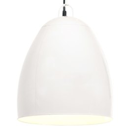 Lumarko Industrialna lampa wisząca, 25 W, biała, okrągła, 42 cm, E27