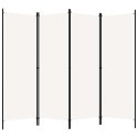  Parawan 4-panelowy, biały, 200 x 180 cm Lumarko!