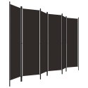  Parawan 6-panelowy, brązowy, 300 x 180 cm Lumarko!