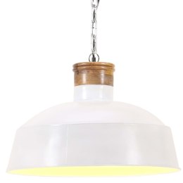  Industrialna lampa wisząca, 58 cm, biała, E27 Lumarko!