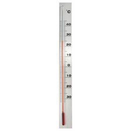  Zewnętrzny termometr ścienny, aluminiowy, 3,8 x 0,6 x 37 cm Lumarko!