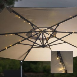 Sznur lampek solarnych LED pod parasol ogrodowy, 130 cm Lumarko!