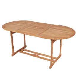  Stół ogrodowy, 180 x 90 x 75 cm, lite drewno teakowe Lumarko!