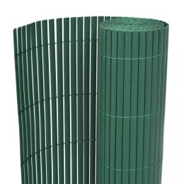  Dwustronne ogrodzenie ogrodowe, PVC, 90x300 cm, zielone Lumarko!
