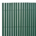  Dwustronne ogrodzenie ogrodowe, PVC, 90x300 cm, zielone Lumarko!