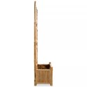  Podwyższona donica ogrodowa z kratką, bambus, 40 cm Lumarko!