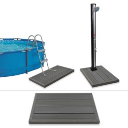  Podest kompozytowy WPC pod prysznic solarny/drabinkę basenową Lumarko!