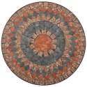  Mozaikowy stolik bistro, pomarańczowo-szary, 60 cm, ceramiczny Lumarko!