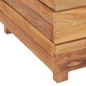  Podwyższona donica 100x40x38 cm drewno tekowe z odzysku i stal Lumarko!