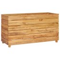  Podwyższona donica 100x40x55 cm, drewno tekowe z odzysku i stal Lumarko!