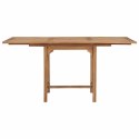  Rozkładany stół ogrodowy, (110-160)x80x75cm, lite drewno tekowe Lumarko!