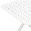  Składany stolik ogrodowy, biały, 79x72x70 cm, plastik Lumarko!
