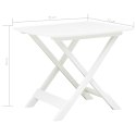  Składany stolik ogrodowy, biały, 79x72x70 cm, plastik Lumarko!