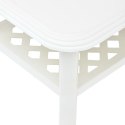  Stolik kawowy, biały, 90x60x46 cm, plastikowy Lumarko!