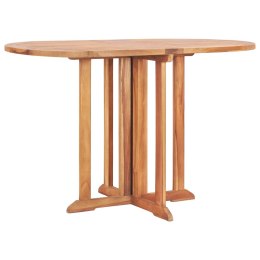  Składany stół ogrodowy, 120x70x75 cm, lite drewno tekowe Lumarko!