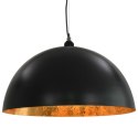  Lampy sufitowe, 2 szt., czarno-złote, półkoliste, 50 cm, E27 Lumarko!