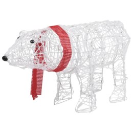Lumarko Świąteczna dekoracja, niedźwiedź, 45 LED, 71x20x38 cm, akrylowa