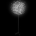  Drzewko z lampkami, 200 LED, zimny biały, kwiat wiśni 180 cm Lumarko!