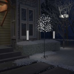 Lumarko Drzewko z lampkami, 220 LED, zimny biały, kwiat wiśni, 220 cm