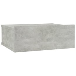  Wisząca szafka nocna, betonowa szarość, 40x30x15 cm Lumarko!