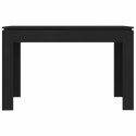  Stół jadalniany, czarny, 120x60x76 cm, płyta wiórowa Lumarko!