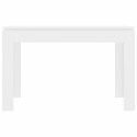  Stół na wysoki połysk, biały, 120x60x76 cm, płyta wiórowa Lumarko!