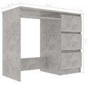 Biurko, szarość betonu, 90x45x76 cm, płyta wiórowa Lumarko!
