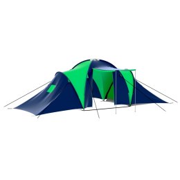  Namiot turystyczny 9-osobowy, niebiesko-zielony Lumarko!