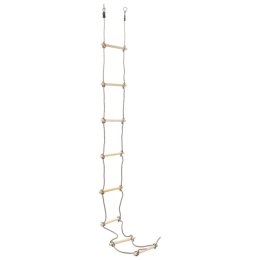 Lumarko Drabinka sznurowa dla dzieci, 290 cm, drewniana