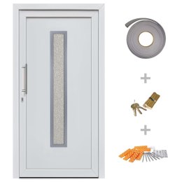  Drzwi wejściowe zewnętrzne, białe, 88 x 200 cm Lumarko!