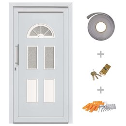  Drzwi wejściowe zewnętrzne, białe, 88 x 208 cm Lumarko!