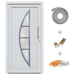  Drzwi wejściowe zewnętrzne, białe, 98 x 200 cm Lumarko!