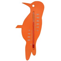  Zewnętrzny termometr ogrodowy, w kształcie zięby, pomarańczowy Lumarko!