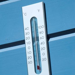 Lumarko Zewnętrzny termometr ścienny, aluminiowy, 7 x 1 x 23 cm