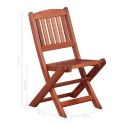  Krzesła dla dzieci, 2 szt., drewno eukaliptusowe Lumarko!
