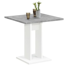  Stół jadalniany, 70 cm, betonowy szary i biały Lumarko!