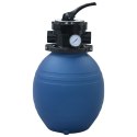  Piaskowy filtr basenowy z zaworem 4 drożnym, niebieski, 300 mm Lumarko!