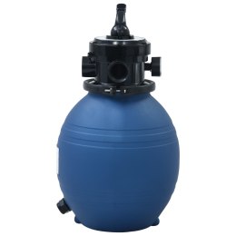 Lumarko Piaskowy filtr basenowy z zaworem 4 drożnym, niebieski, 300 mm