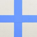  Mata gimnastyczna z pompką, 200x100x10 cm, PVC, niebieska Lumarko!