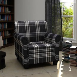  Fotel z poduszką, czarny, tkanina Lumarko!