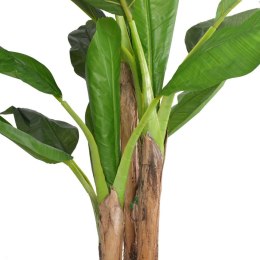  Sztuczne drzewko bananowe z doniczką, 175 cm, zielone Lumarko!